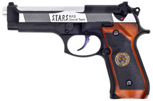 WE - S.T.A.R.S Biohazard Samurai Edge M92 GBB Pistol in Silver/Black (WE-M92SPS-2T-20582TS)