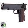 WE M1911 Full Metal Co2 Airsoft Pistol with GBB in Black (WE-E017C-BK)