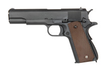 WE M1911 Full Metal Co2 Airsoft Pistol with GBB in Black (WE-E017C-BK)