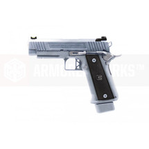 EMG / Salient Arms 2011 DS Full Auto GBB Pistol (4.3 / Silver Aluminum) (SA-DS0201)