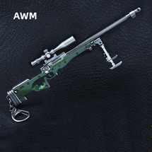 AWM Model Sniper Rifle Large Key Ring 19cm