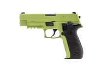 Raven R226 Gas Blowback pistol With Rail in Green
