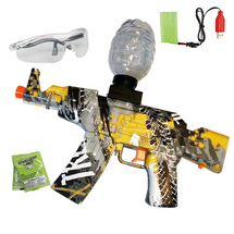 Gel Ball Blaster AKM-47 Fully Automatic Rechargeable Battery in Yellow