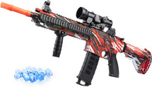 Gel Ball Blaster M416K Fully Automatic  Rechargeable Battery in Red