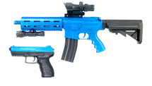 Vigor 7122 M4 Rifle & P30 Pistol Combo Pack in Blue