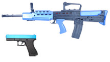 Vigor 7857 - L85A1 Rifle & EU17 Pistol Combo Pack in Blue