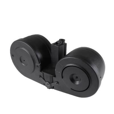 Nuprol MP5 Twin Drum Mag 2500 Rounds in Black (Sound Control Ver) (NEM-006-302-BLK)