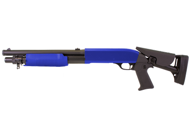 Double Eagle M56C pump action shotgun 3 shot per pump in Blue
