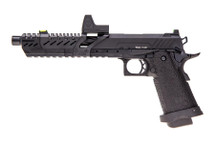 Vorsk Hi Capa TITAN 7" GBB Pistol in Black with Red Dot Sight (VGP-02-17-BDS)