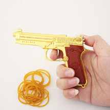M92 Pistol Rubber Band Gun Full Metal in Gold