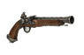 HFC 18th Century Pirate Co2 6mm Flintlock Pistol in Wood & Silver