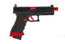 Vorsk EU18 Tactical Gas Blowback Pistol in Red & Black (VGP-01-37)
