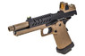 Vorsk Hi-Capa 5.1 HI-Capa GBB Airsoft Pistol in Tan With BDS Sight (VGP-02-16-BDS)