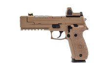Vorsk VP26X Gas Blowback Airsoft pistol in Tan with BDS Sight (VGP-04-02-TDS)