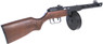 Snow Wolf PPSH AEG with Drum Magazine in Wood