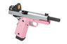 Raven Hi-Capa R14 GBB Pistol with Rails & BDS Sight in Pink (RGP-03-33-BDS