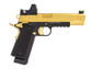 Raven Hi-Capa R14 GBB Pistol with Rails & BDS Sight in Gold (RGP-03-31-BDS)