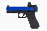 Nuprol Raven EU18 Full Auto GBB Pistol in Blue with BDS Sight (RGP-00-01-BDS)