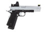 Raven Hi-Capa R14 GBB Pistol with Rails & BDS Sight in Black & Sliver (RGP-03-30-BDS)