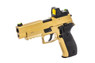 Raven R226 Gas Blowback pistol with Rail in Gold with BDS Sight (RGP-04-07-BDS)