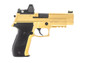 Raven R226 Gas Blowback pistol with Rail in Gold with BDS Sight (RGP-04-07-BDS)
