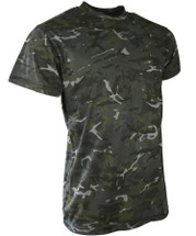 Kombat UK - Kids Army T-shirt in Black Camo