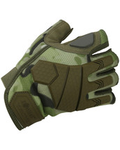 Kombat UK - Alpha Fingerless Tactical Gloves in BTP Camo