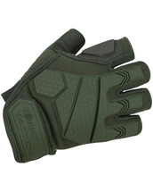 Kombat UK - Alpha Fingerless Tactical Gloves in Olive Green