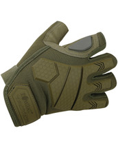 Kombat UK - Alpha Fingerless Tactical Gloves in Desert Tan