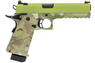 Raven HYDRO Hi Capa 5.1 GBB Pistol in Camo With Green Slide (RGP-03-53)