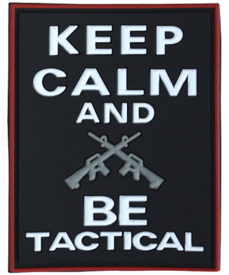 Kombat UK - Tactical Patch - Keep Calm & Be Tactical Patch