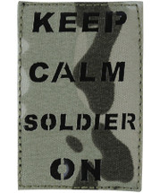 Kombat UK - Laser Cut Keep Calm Soldier On Patch - BTP