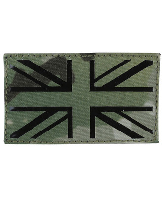 Kombat UK - UK Flag tactical patch Laser Cut in BTP Camo