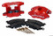 red wilwood calipers and brake pads for 1958 chevy brake system