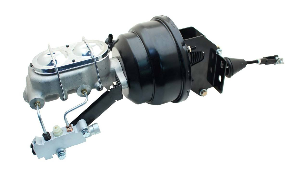 1957-77 Ford F-100 F-150 Truck 8/" Zinc Brake Booster Conversion Kit Disc// Drum