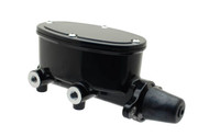 1" Bore Aluminum Black Oval Tandem Master Cylinder, Compare to Wilwood