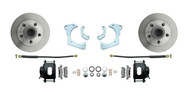 DBK5964B - 1959-1964 Full Size Chevy Complete Disc Brake Conversion Kit w/ Powder Coated Black Calipers
