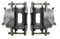 DBK5964-GMFS2-709 - 1959-1964 GM Full Size Front Disc Brake Kit (Impala, Bel Air, Biscayne) & 8" Dual Powder Coated Black Booster Conversion Kit w/ Aluminum Master Cylinder Left Mount Disc/ Drum Proportioning Valve Kit