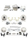 1959-64 Impala Power Brake Booster Conversion Kit, Chrome | Pirate Jack | GMFS2-329
