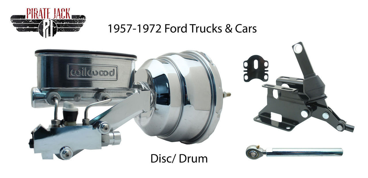 1957-1972 Ford Truck 7" Brake booster & Ford type disc brake master cylinder