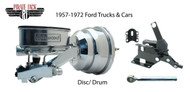 All parts included in the ford 8 inch dual chrome power brake booster
