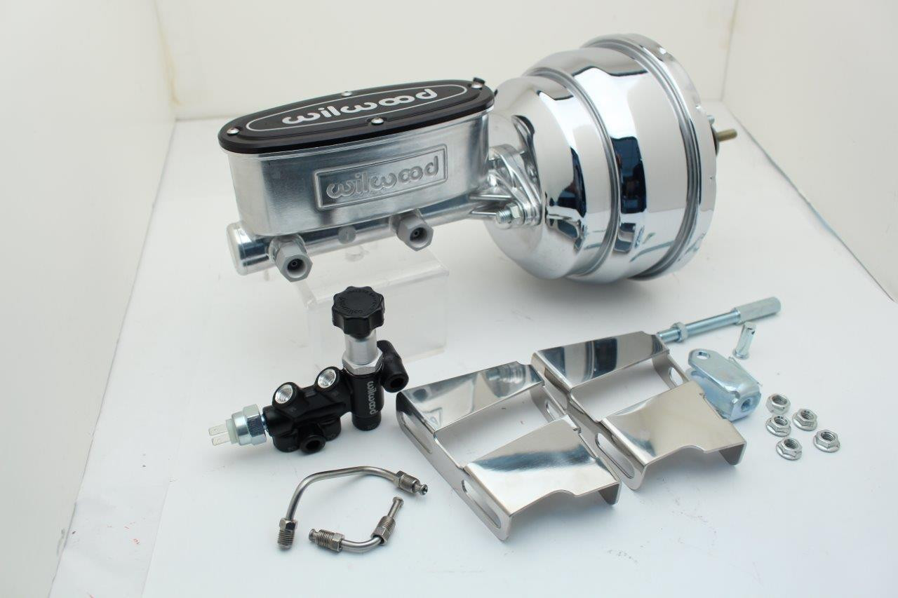 Chrome Power Brake Booster & Wilwood Master Cylinder