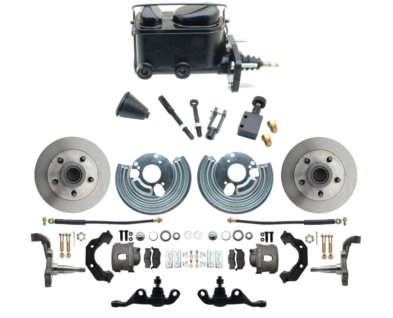 196674 Dodge Dart Mopar ABody Front Disc Brake Conversion Kit for 5x4 Bolt Pattern & Manual