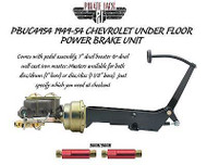 1949-1954 Chevy Frame Mount Power Brake Pedal Assembly Designed for Drum Drum