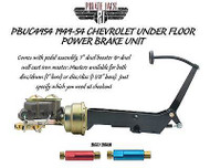 1949-1954 Chevy Frame Mount Power Brake Pedal Assembly Designed for Disc Drum