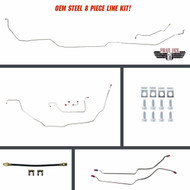 1964-1972 GM A, F, X Body Steel Line Kit Pre-Bent Disc Brake Line Kit