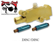 Proportioning Valve for Disc / Disc Brakes, With (2) 2lb Residuals Valves