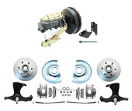 1963-1966  CHEVY C10 Truck Disc Brake Kit 6-LUG Stock Height 2WD 9" Booster