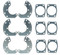 brackets for the 1964-1973 Ford Mustang Rear Disc Brake Kit