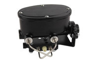 Bottom Mount Black Aluminum Oval Tandem Master Cylinder Kit for Disc Disc